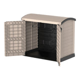 Cosmoplast CP2020 Cedargrain Storage Shed 1200L - Stone