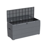 Cosmoplast CP2032 Cedargrain Deck Box 270L - Grey