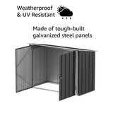 Cosmoplast CP2051 Bike Storage 6x3ft - Grey