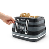 Delonghi CTAC4003.BK 4 Slice Toaster