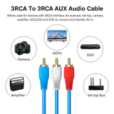Astrum RC305 3RCA Male to Male AV Stereo 5.0m Cable