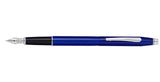 Cross Classic Century Fountain Pen Translucent Blue Chrome Trim - AT0086-112MS