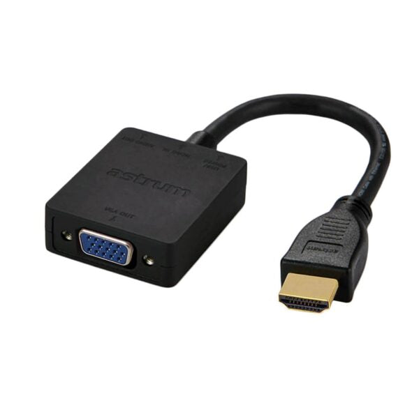 Cabletime CP52B HDMI Male to VGA Female Video Converter Adapter