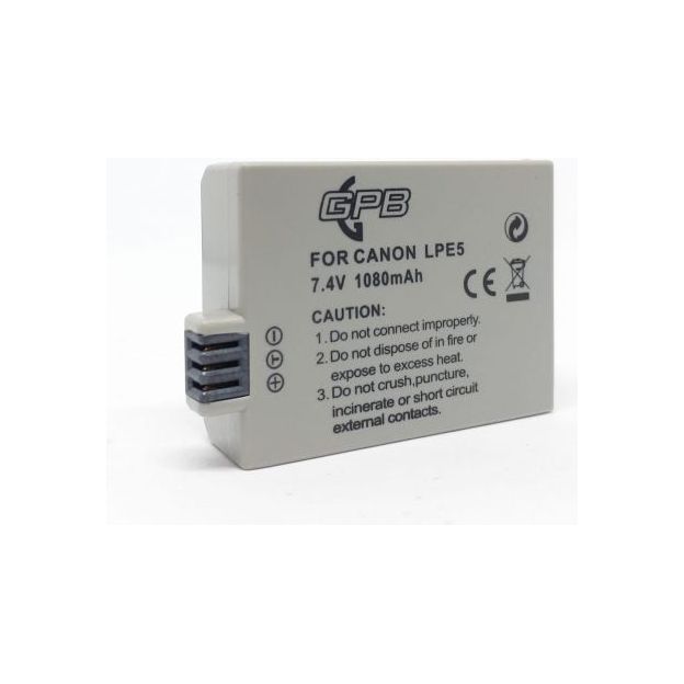 GPB LP-E5 Rechargeable Digital Camera Battery for Canon