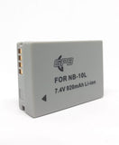 GPB NB-10L Rechargeable Digital Camera Battery for Canon
