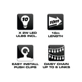 Magneto DBK292 Solar String Lights