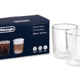 Delonghi DLSC318 400ml Thermal Glasses 2PK