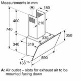 Bosch DWK63PJ60Z 60cm Inclined Cookerhood