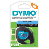 DYMO Label Printer 12mm x 4m Black on Blue Label Cassette