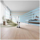 Dyson HP10 Purifier Hot+Cool™ Gen1 purifying fan heater (White/White)