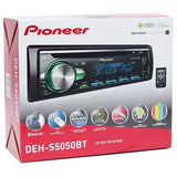 Pioneer DEH-S5050BT Car Stereo with Dual Bluetooth & USB.