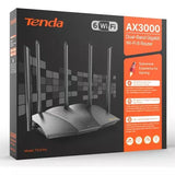 Tenda TX12 Pro AX3000 WiFi 6 Dual-Band Gigabit Ethernet Wireless Router