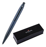 Sheaffer VFM Ballpoint Pen Matte Blue with Matte Black PVD Trim - E2942951
