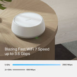 TP-Link Deco BE22 BE3600 Whole Home Mesh Wi-Fi 7 System