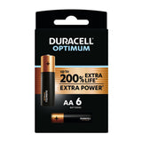 Duracell Optimum AA 6Pack
