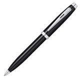 Sheaffer 100 Ballpoint Pen Black Lacquer Chrome Trim - E2933851