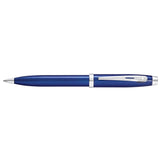 Sheaffer 100 Ballpoint Pen Blue Lacquer Chrome Trim - E2933951