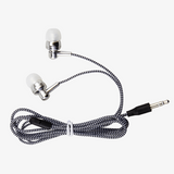 Astrum EB250 Electro Painted Stereo Earphones with Mic – Silver
