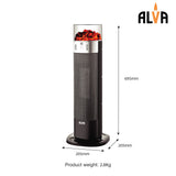 ALVA EIH209 Electric Tower Fan Heater with Remote
