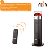ALVA EIH209 Electric Tower Fan Heater with Remote