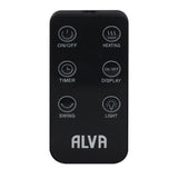 ALVA EIH210 Electric Tower Fan Heater with Remote