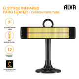 ALVA EPH660 Infrared Short Patio Heater
