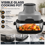 Feelive AF534T Crispy Dual Glass Digital Air Fryer