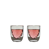 QDO Element Fire 75ml Double Wall Glasses - 2pk