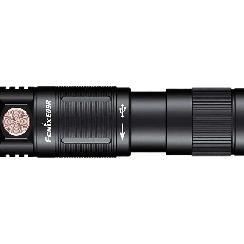 Fenix E09R Rechargeable Flashlight - 600 Lumens – New World Fenix E09R Rechargeable Flashlight - 600 Lumens – New World