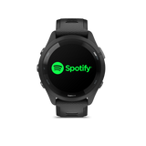 Garmin Forerunner® 265 Black Bezel and Case with Black/Powder Gray Silicone Band