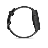 Garmin Forerunner® 265 Black Bezel and Case with Black/Powder Gray Silicone Band