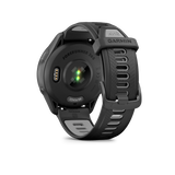 Garmin Forerunner® 265 Black Bezel and Case with Black/Powder Gray Silicone Band