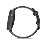 Garmin Forerunner® 265 Black Bezel and Case with Black/Powder Gray Silicone Band