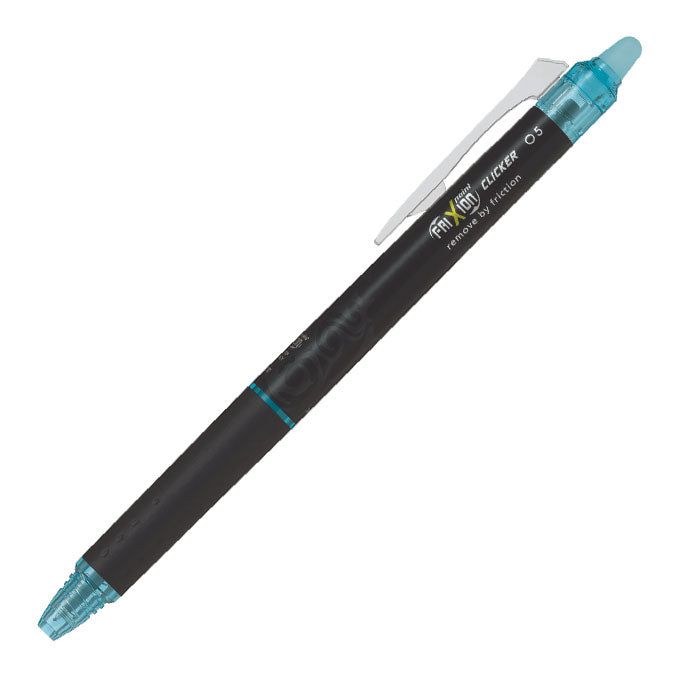 Clickar Point Pilot Frixion Clicker Point 0.5mm Erasable - Light Blue – New World