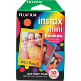 Fujifilm Instax Mini Film Rainbow Pack Pack Of 10