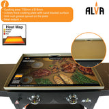 ALVA G672 Olympus  Burner Gas Griddle BBQ Station