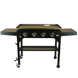 ALVA G673 Fuji 4-Burner Gas Griddle BBQ Station