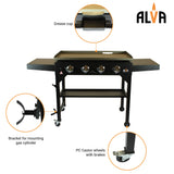 ALVA G673 Fuji 4-Burner Gas Griddle BBQ Station