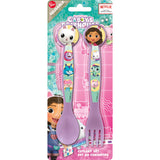 Gabby's Doll House 2pc Cutlery Set