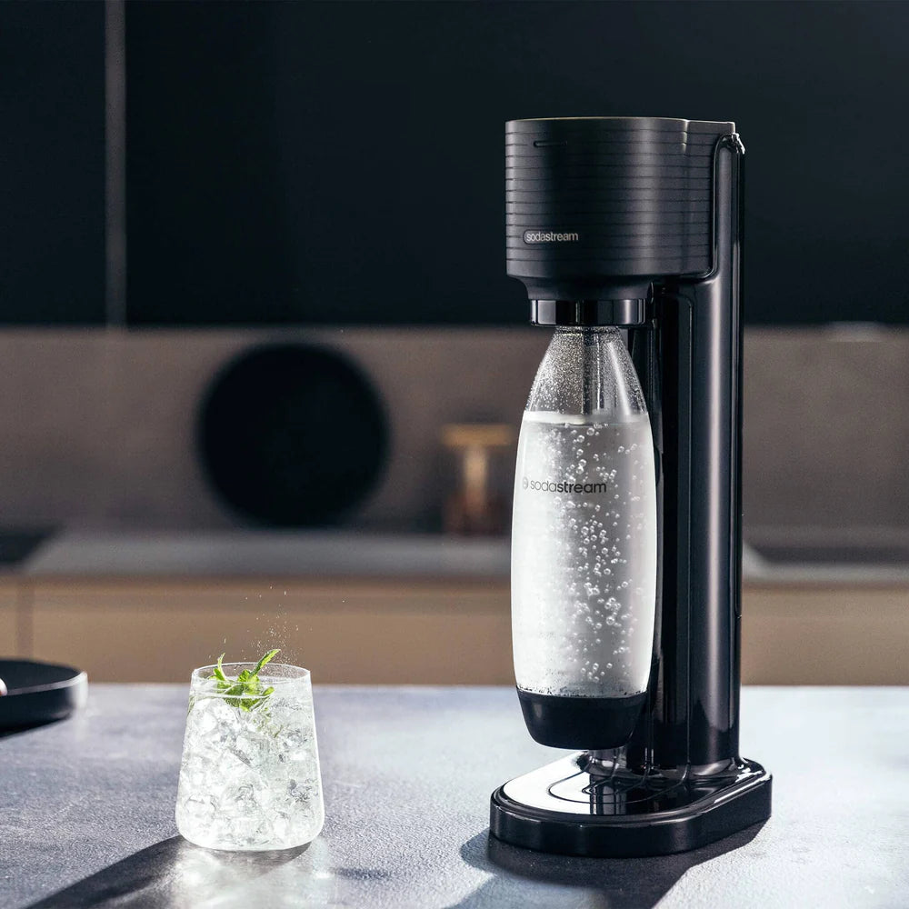Sodastream GAIA Sparkling Water Maker - Black – New World Sodastream GAIA Sparkling Water Maker - Black – New World