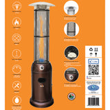 ALVA GHP26 Glass Tube Patio Heater