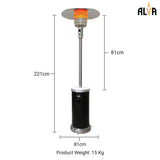 ALVA GHP40 Patio Heater with LED Lit Table