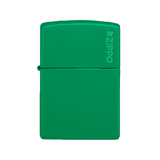 Zippo Grass Green Zippo Logo