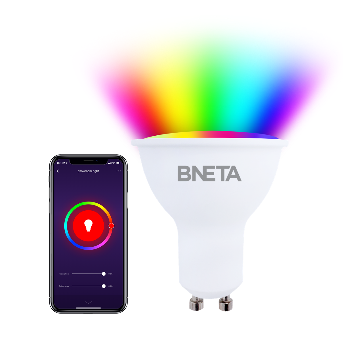 BNETA IoT Smart WiFi LED Bulb Plus – GU10P