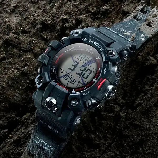 Casio G-SHOCK GW-9500-1DR MUDMAN Watch – New World Casio G-SHOCK GW-9500-1DR MUDMAN Watch – New World