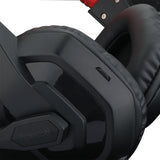 Redragon RD-H120 Over-Ear ARES Aux Gaming Headset – Black