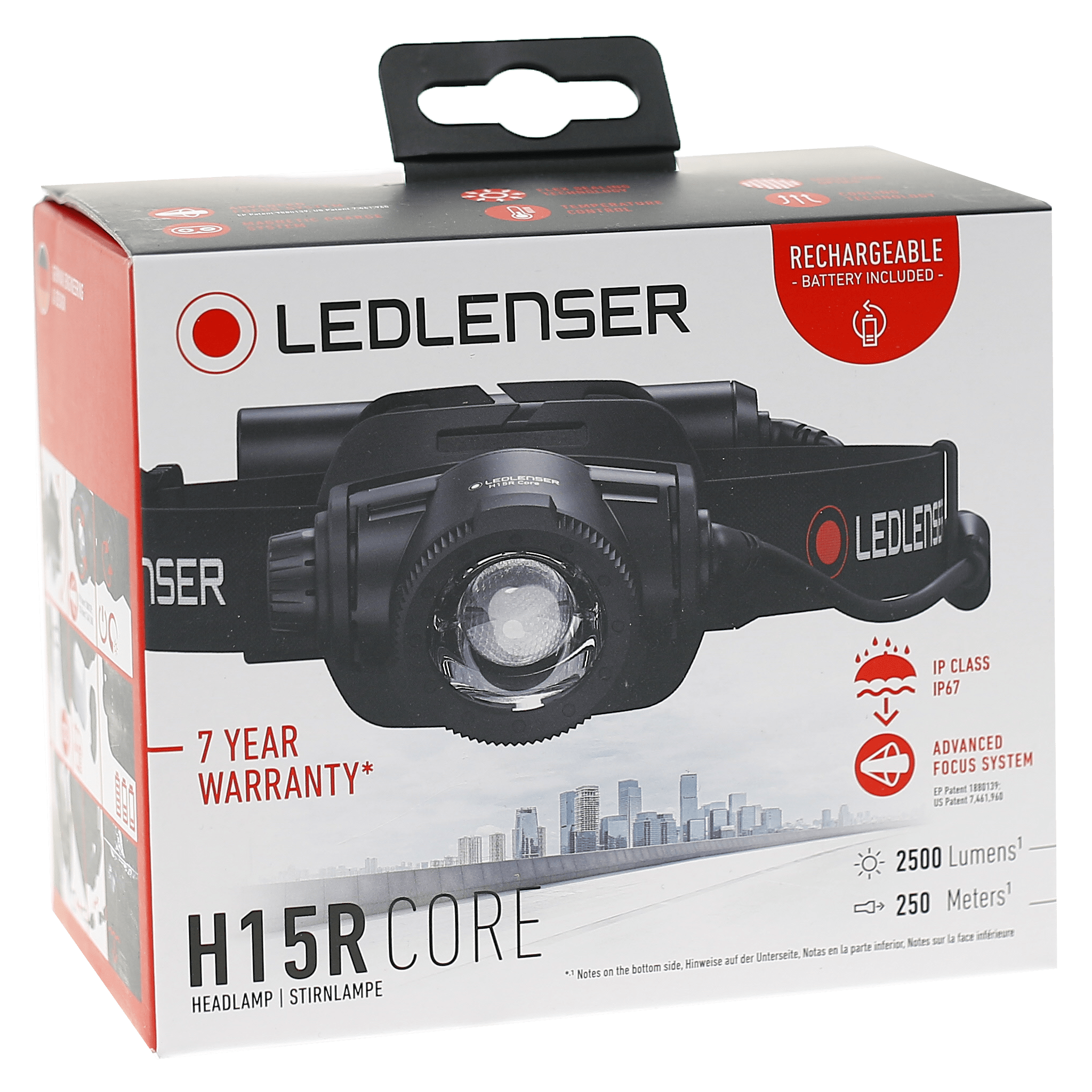 Ledlenser H15R Core Headlamp Black