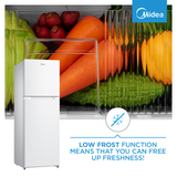 Midea HD-216FN-White Fridge/Freezer