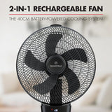 Bennett Read HFN137 Rechareable Pedestal Fan