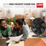 Bennett Read HFN402 75W High Velocity Floor Fan